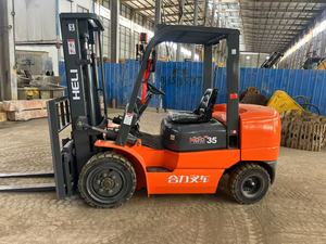 Chariots élévateurs d'<span class=keywords><strong>occasion</strong></span> à Guangzhou, Chine : Chariot élévateur diesel HELI 3,5 tonnes à prix abordable avec support de dédouanement - Product Image 2