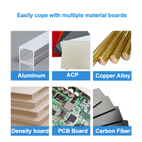 Support OEM/ODM personnalisé, fraises CNC en carbure monobloc de haute précision à queue de 6mm, 8mm, 10mm, à dents en forme de maïs, pour PCB composite