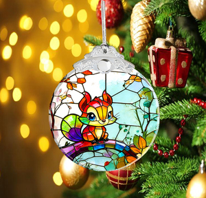 Adorno Colgante de Cristal Personalizable con Impresión UV, Pulido, Ecológico, para Decoración Navideña del Hogar, en Forma de Corazón y Otras Formas, Artesanía en Cristal - Product Image 4