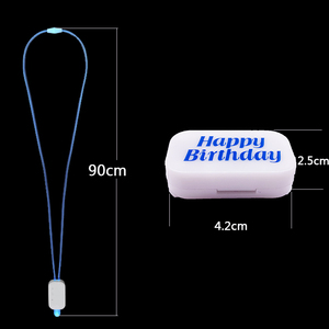 Collana LED Ricaricabile USB Longstargift, Laccetto Lampeggiante con Numeri, 2 Pezzi, Decorazioni per Feste di Capodanno e Vigilia di Capodanno - Product Image 1