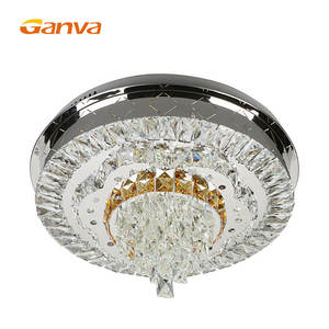 Lámpara de Techo <span class=keywords><strong>LED</strong></span> Redonda de Cristal para Decoración de Interiores de Lujo Ganva - Product Image 3