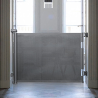 Barrière de sécurité pour bébé en maille PVC de haute qualité, rétractable, pour escalier intérieur, porte, garde-corps de sécurité pour bébé, barrière de sécurité robuste en maille pour bébé