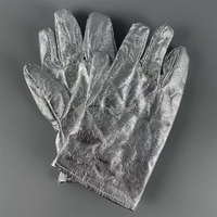 Vêtements de pompier en feuille d'aluminium, gants de pompier, bottes de pompier avec protection thermique et fonction étanche à l'eau