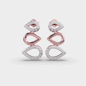 Timeless Diamond <b>Stud</b> <b>Earrings</b> Crafted in 925 Sterling <b>Silver</b> Fine Jewelry for Wedding Bridal Anniversary Gift - Product Image 4