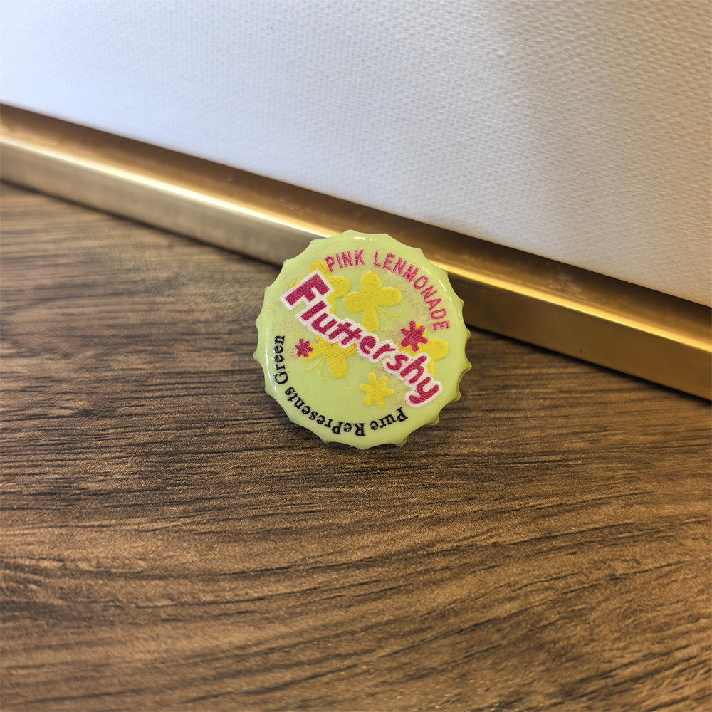 หัวเข็มขัดเชือกรองเท้าฝาขวดสีเขียว