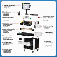 Máquina Empacadora Automática de Sobres para Mensajería HN QDMECH, Máquina Inteligente de Empaque Exprés para Centros de Distribución Logística