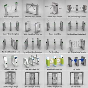 Torniquete Óptico de Alta Velocidad de 0.5 Segundos con Capacidad para 35 Personas por Minuto para Estaciones de Metro y Aeropuertos, Fábrica en China - Product Image 5