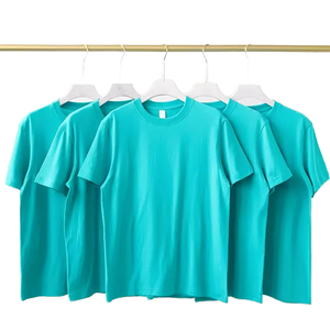 Camiseta de punto de algodón 100% de 250 gramos, cuello redondo, corte regular, alta calidad, para hombre, estilo vintage, personalizable, lisa, informal. - Product Image 1