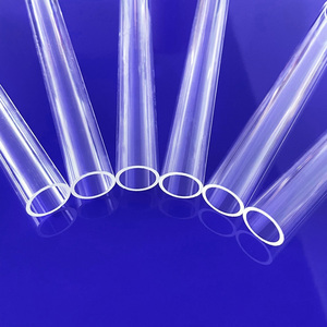 Trong suốt đánh bóng rõ ràng ống thủy tinh thạch anh nhiệt resistence Fused silica Ống thạch anh tổng hợp ống thạch anh lót ống - Product Image 2