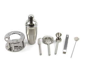 Workpro — kit de mélangeur de cocktails, outil de mixeur pour barmen, triton, <span class=keywords><strong>shaker</strong></span> en acier inoxydable - Product Image 3