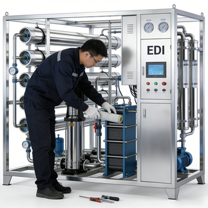 Système EDI commercial personnalisé avec dispositif de récupération d'énergie et injection anti-calcaire pour eau de haute pureté - Product Image 2