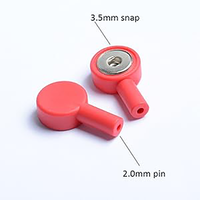 Adaptateurs de connexion à broches pour câbles TENS, adaptateurs de fils de 2 mm à connecteurs à pression de 3,5 mm/3,9 mm