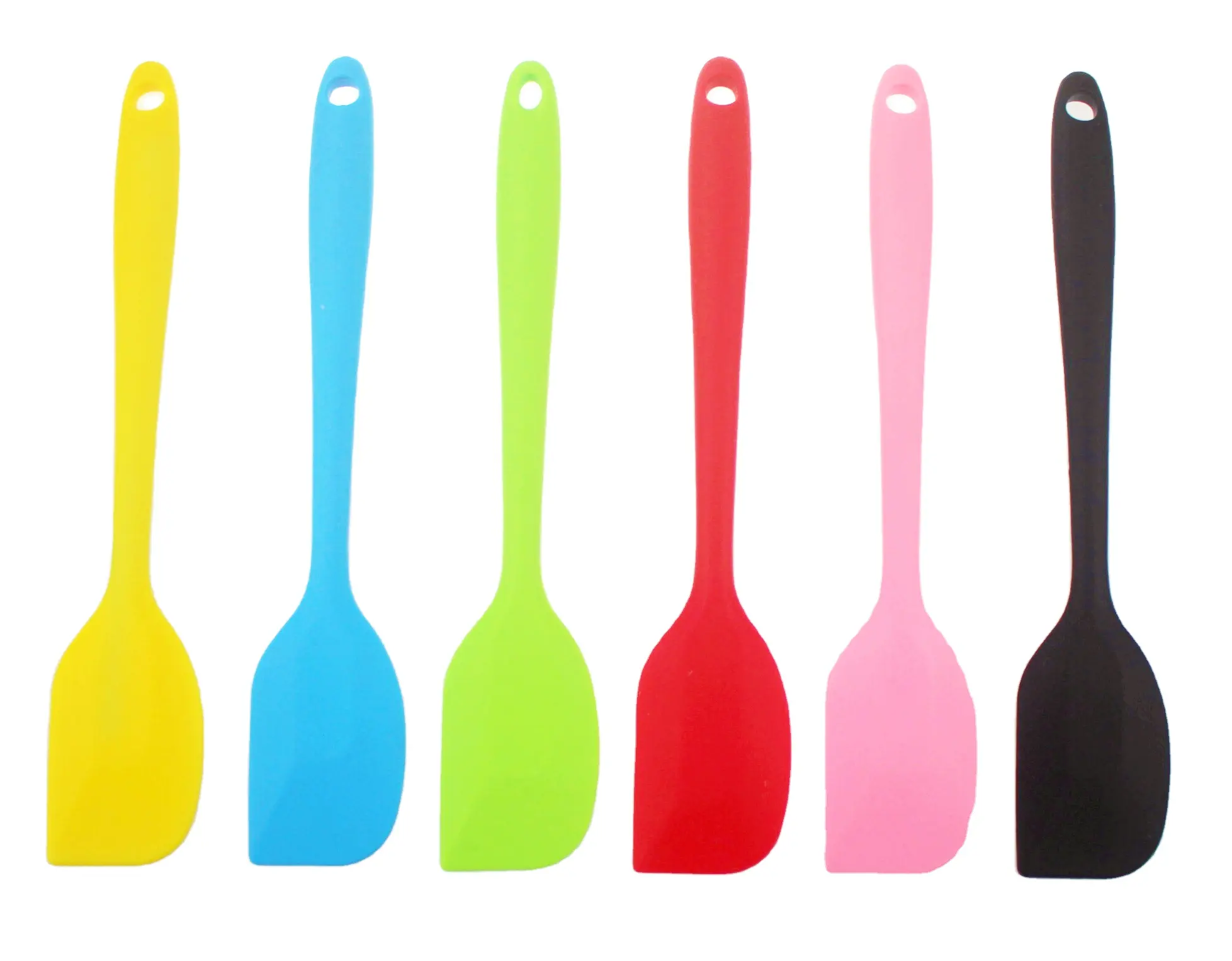Wholesale Supply Stocked Heat-resistant Utensils Set Silicone Spatula Silicone Scraper For Cooking Home Kitchen Spatulas