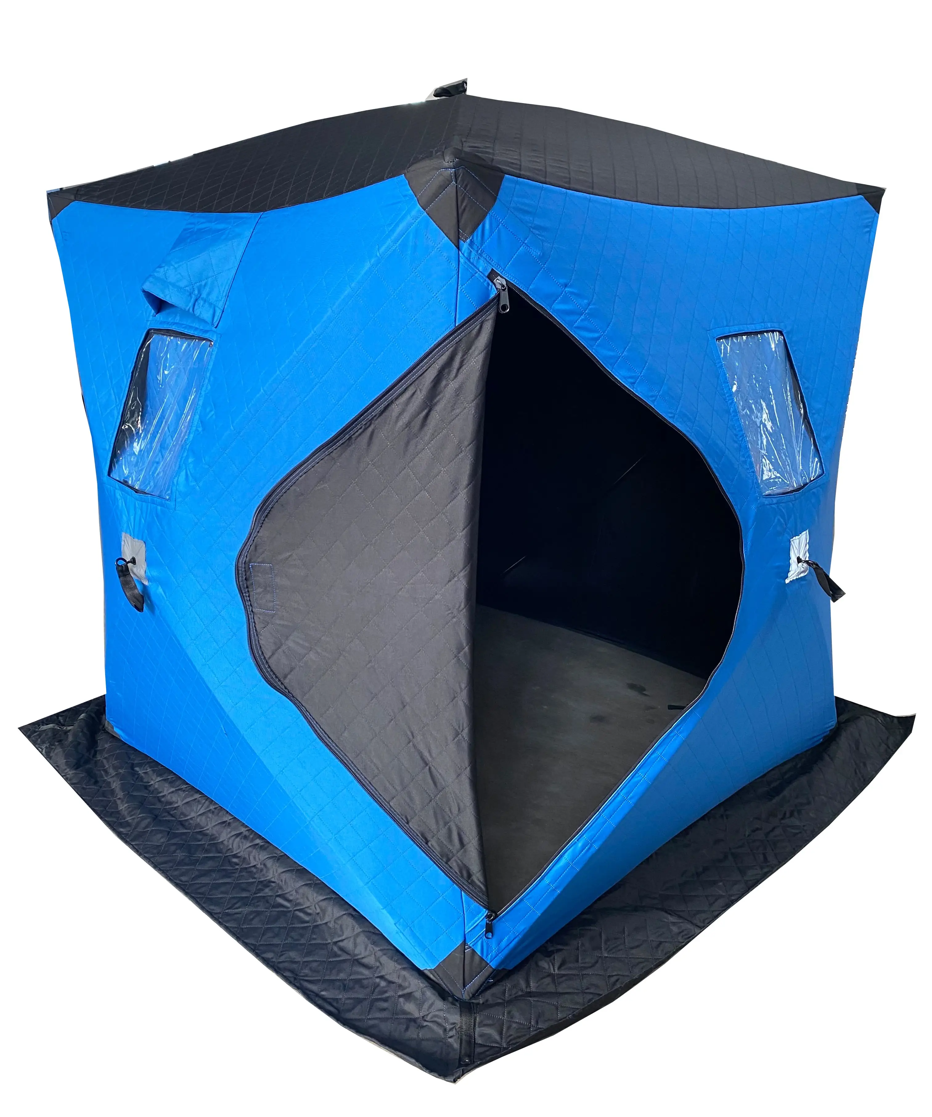 Cina produttore portatile leggero riparo per la pesca sul ghiaccio pop-up tenda invernale isolata tenda da campeggio per due persone
