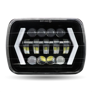 Barras de Luces LED, Luces Todoterreno, Lámpara LED para Camioneta 4x4, Faro Rectangular LED 5x7, Lámpara Antiniebla de Conducción, Luz Auxiliar de 7 Pulgadas, 12v - Product Image 1