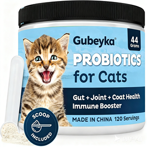 OEM ODM Door dierenartsen aanbevolen probiotica poeder Darmgezondheid Immuunversterker Spijsverteringsgezondheid Glanzende vacht ondersteuning Graanvrij Hoog eiwitgehalte - Product Image 1