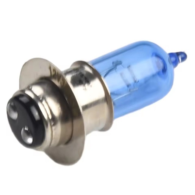 6000K/4500K 35W Halogen Bulb 12V Bright H6 T19 P15D Motorcycle Headlight Bulbs Lamp Fits Electric Vehicles UTV Scooters