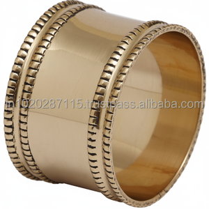 Elegant decorative <b>rustic</b> metal napkin ring for farmhouse <b>dining</b> <b>table</b> <b>settings</b> during family gatherings special celebrations - Product Image 1