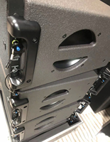 Altavoz pasivo simple y doble de 8 pulgadas, sistema de altavoces de sonido de matriz lineal, equipo grande de madera con sonido, espectáculo de escenario de Dj