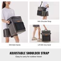Tas Pendingin Lembut Motif Kartun Mewah Bahan Oxford 600D Grosir, Anti Bocor, Tahan Air, Ritsleting, Terisolasi, Sangat Tahan Lama, Tahan Sobek