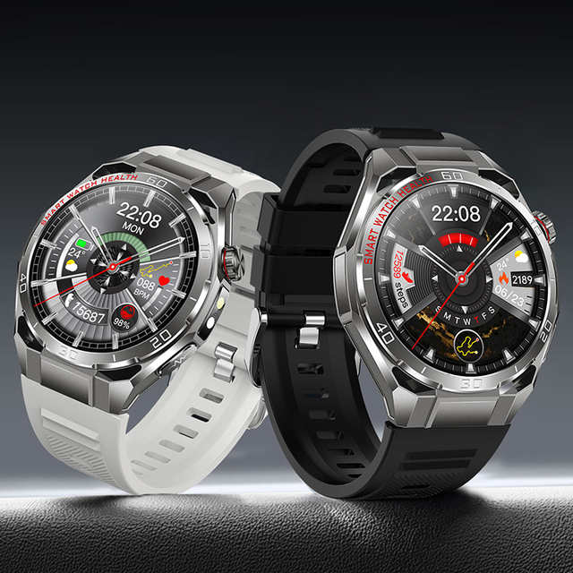 2026 Simple Smart Watch TK40 with 1.47'' Touch Screen Real-Time Calling Body Temperature HR Health Monitoring Smartwatch for Men