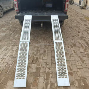 Remorque de camion <span class=keywords><strong>en</strong></span> acier pliable robuste chargeant des rampes <span class=keywords><strong>en</strong></span> métal rampes de voiture de moto de fer pour des fauteuils roulants de vélo - Product Image 2