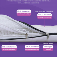 Matelas avec housse amovible lavable, écologique, respirant, rafraîchissant, hypoallergénique, avec noyau intérieur en POE, pour chambre à coucher, meubles de maison
