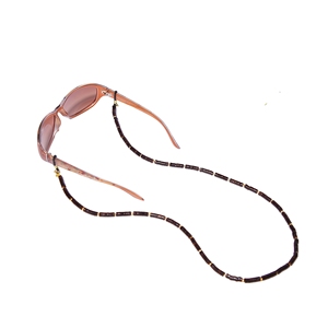 El yapımı doğal ahşap göz aşınma kordon BoHo tarzı çevre dostu gözlük kordon tutucu ahşap boncuk gözlük zinciri - Product Image 3