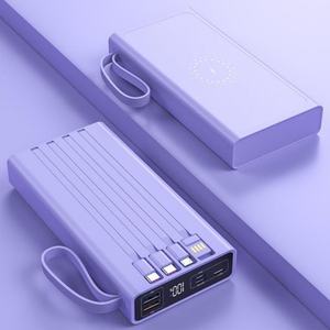 Banco de Energía Portátil Inalámbrico para Exteriores de 5W con Cable Integrado, Pantalla LED y Gran Capacidad de 60000mAh - Product Image 3