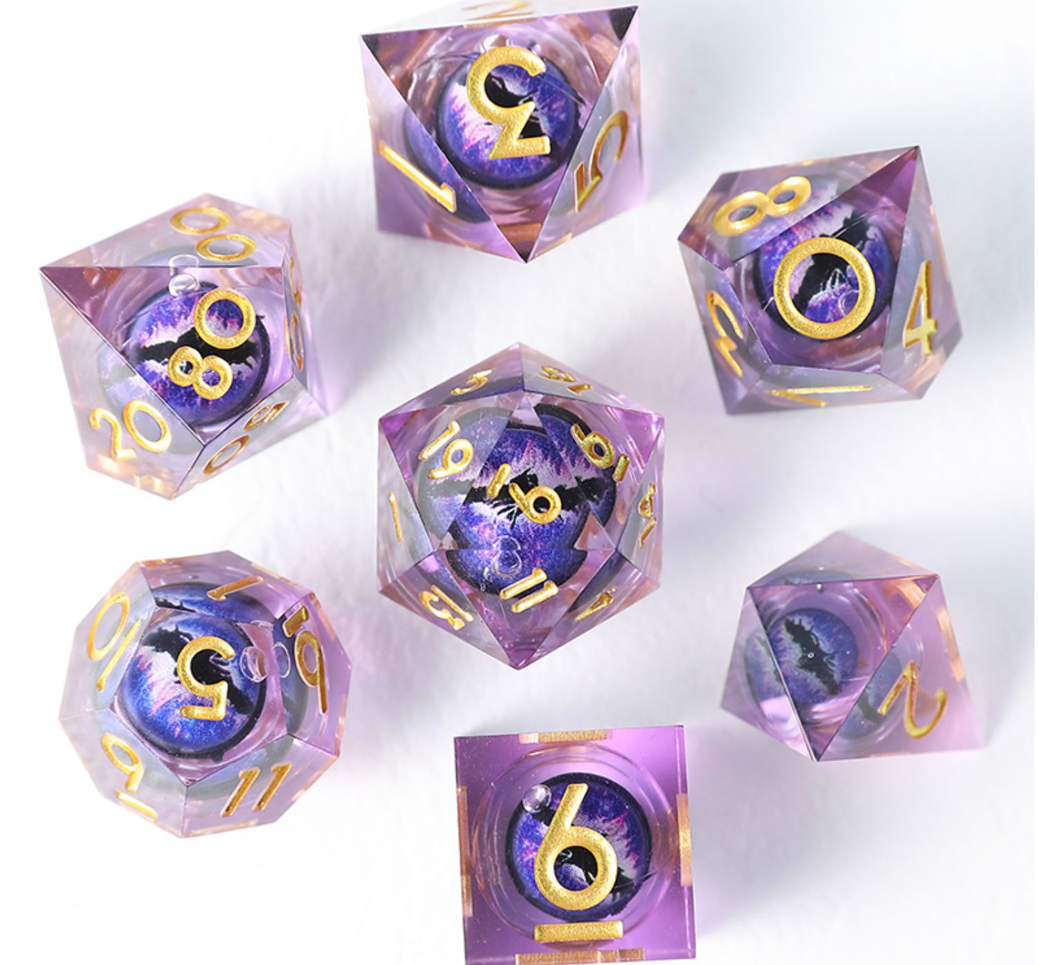 Blue Yellow Purple Dragon's Eye