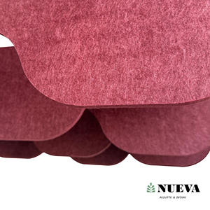 Disques insonorisés et ignifuges modernes en forme de nuage, découpés CNC, pour la décoration de plafonds dans les hôtels, les écoles et les bureaux - Product Image 2