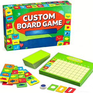 Factory Custom Board Game OEM Custom Printing Logo <b>Card</b> Game Manufacturer Juegos de mesa personalizados - Product Image 1