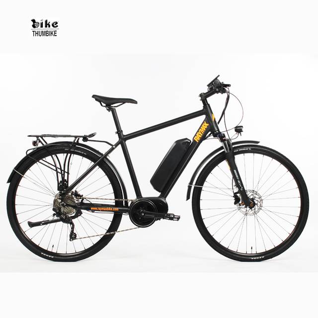 250W 36V  China Factory 9 Speed Electric City Bike Adult Mid Belt Drive Ebike