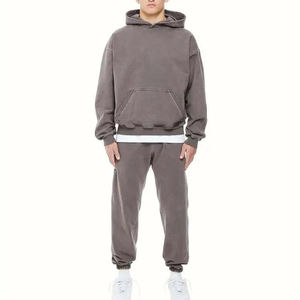 2024 OEM vente en gros de survêtements personnalisés vendeurs de survêtements de jogging ensembles unisexes survêtements thermiques décontractés pour hommes survêtements - Product Image 5