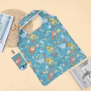 Bolsa de Compras Plegable de Poliéster RPET Ecológica con Logotipo Personalizado, Bolsa de Supermercado Reutilizable con Logotipo Personalizado - Product Image 4