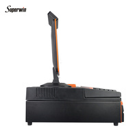 Machine de caisse étanche tout-en-un, système de point de vente win10 avec tiroir-caisse pour restaurant