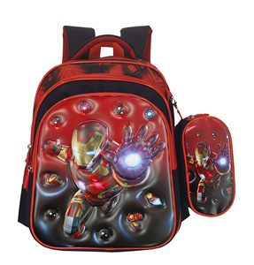 Nueva <span class=keywords><strong>Mochila</strong></span> Escolar <span class=keywords><strong>3D</strong></span> de Spider-Man para Niños de 3 a 6 Años, <span class=keywords><strong>Mochila</strong></span> Ligera, <span class=keywords><strong>Mochila</strong></span> Grande para Estudiantes - Product Image 1