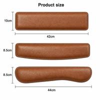 Tapis de jeu imperméable en cuir avec repose-poignet pour bureau et maison, en stock