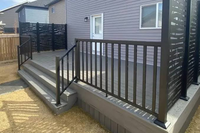 Rampe en aluminium de haute qualité Reilbu pour terrasse, jardin, balcon, escalier