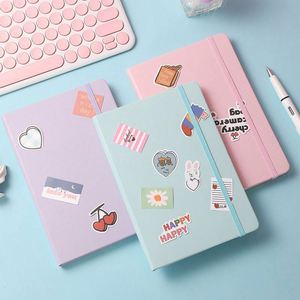 Manufacturer Custom Printed Logo A5 Business Soft Cover Leather Sewing Binding Gift Set Diary Paper Journal Notebook - Product Image 2