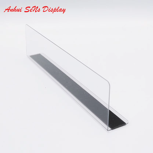 Separador de Estantes en Forma de T de PVC para Supermercados, Plástico Acrílico para Productos en Estantes - Product Image 3