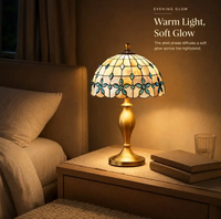 Lampe de table, lampe de chevet, lampe de nuit, en laiton, avec abat-jour en tissu plissé et base en marbre, style classique pour chambre à coucher, tête de lit, coiffeuse