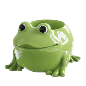 Vente en gros de <span class=keywords><strong>cendrier</strong></span> personnalisé pour animaux, <span class=keywords><strong>grenouille</strong></span> amusante, <span class=keywords><strong>cendrier</strong></span> en céramique IP pour cigarettes, patio extérieur, chaînes de détaillants de dessins animés - Product Image 1