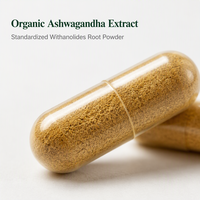 Capsules d'ashwagandha de qualité alimentaire OEM, vente en gros, capsules d'extrait d'ashwagandha en vrac