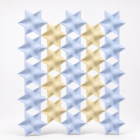 Panneaux acoustiques modulaires créatifs en forme d'étoile, décoration insonorisante 3D pour espace enfant thématique