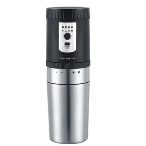 Factory Whole Sale Hot Sale USB Recharge Portable Electric Coffee Grinder And Coffee Maker With A Filter