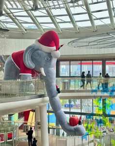 Vui Inflatable giáng sinh trang trí ngoài trời sang trọng bơm hơi khổng lồ phim hoạt hình voi - Product Image 5