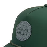 Casquette de baseball imperméable 5 panneaux pour hommes et femmes, idéale pour les sports de plein air, avec perforations, cordon et porte-marqueur de balle magnétique