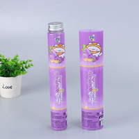 Botella de Plástico Personalizada para Bebidas, con Película Termoencogible de PET, Tubo de Bambú Extendido, Diseño de Panda, Tendencia en Internet