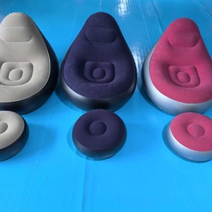 Inflatable Beanbag Chair Recliner 116x100x82cm PVC Flocked Sofa With <b>Backrest</b> And Armrests For Adult Leisure Use - Product Image 2